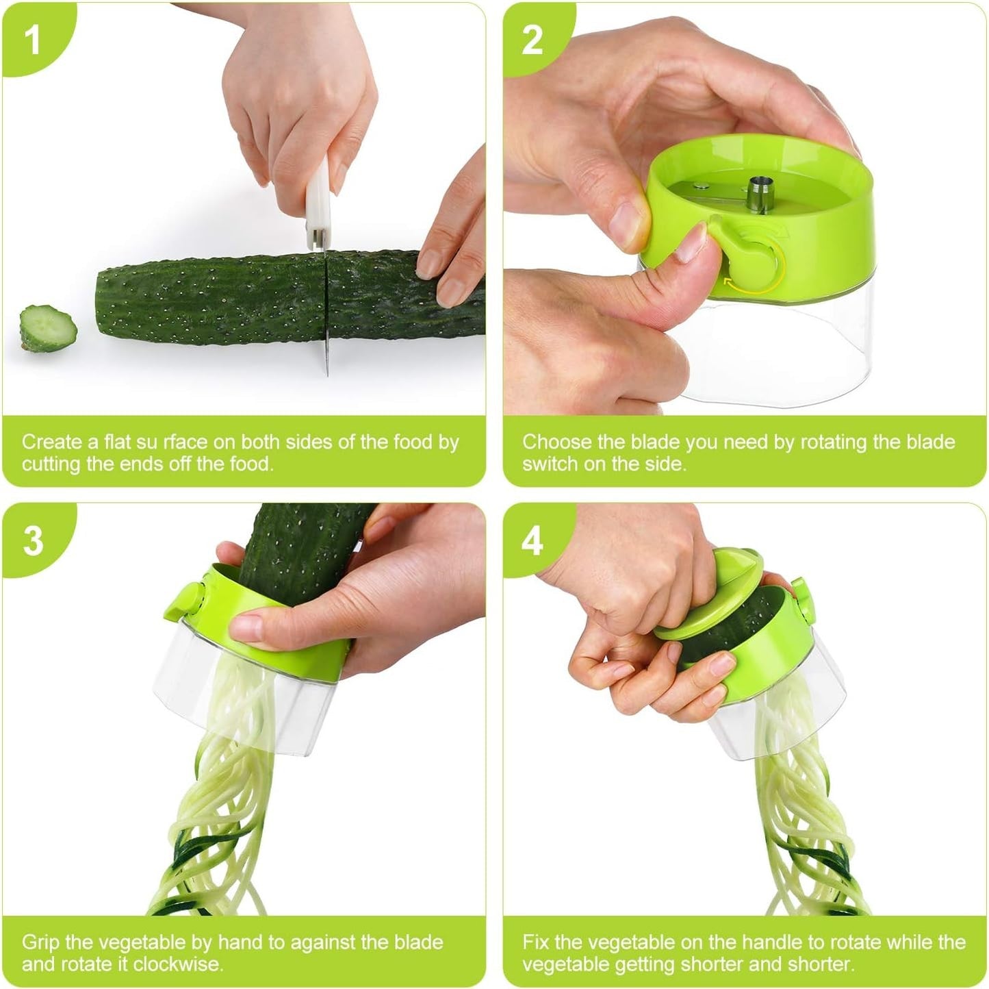 Spiral Slicer Spiralizer 4 in - Image 6