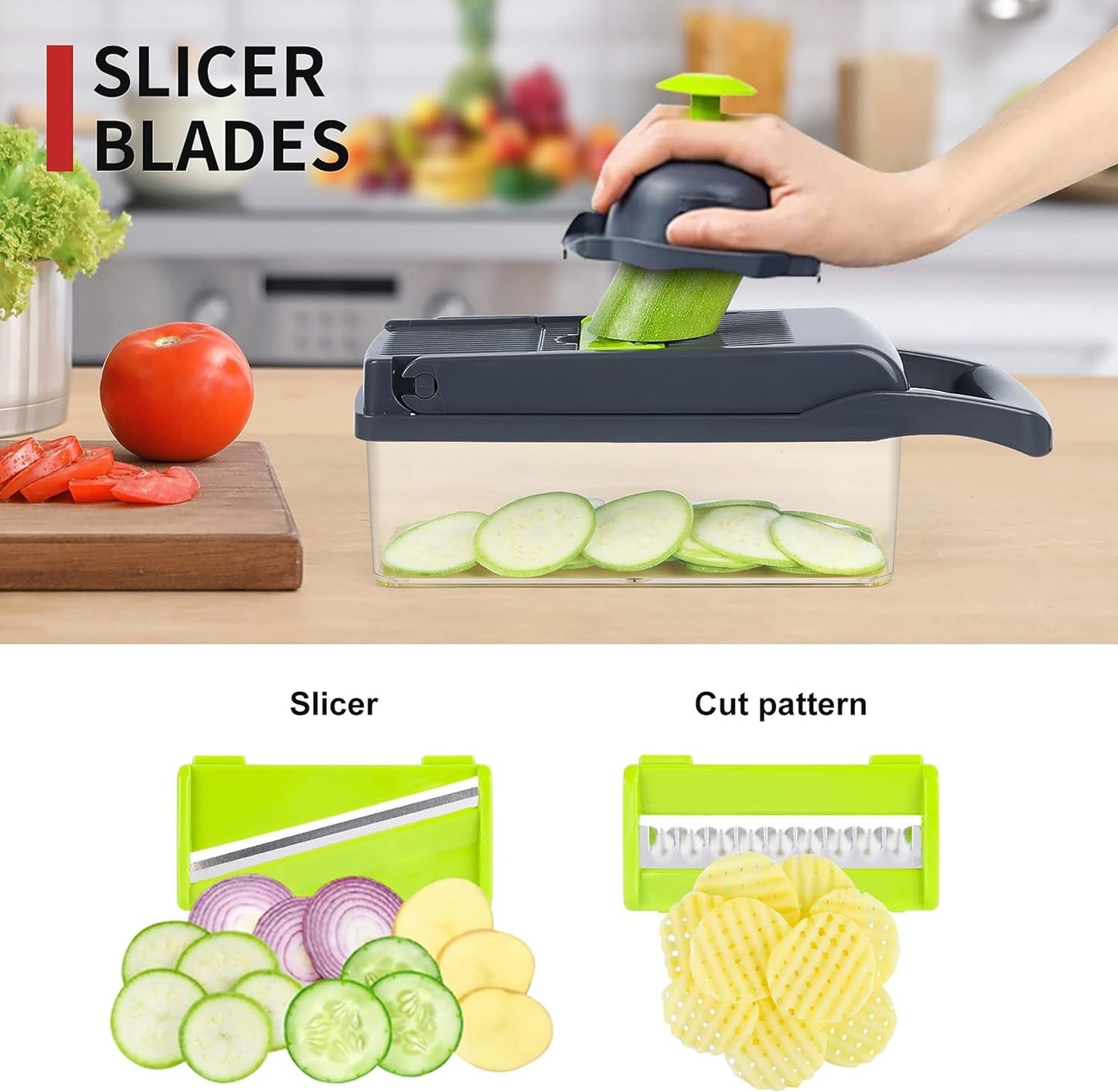Vegetable Chopper Food Dicer Cutter - Image 6
