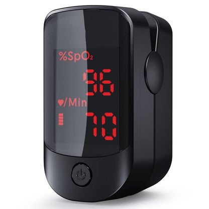 Pulse Oximeter Oxygen Monitor Finger Adults - Front view