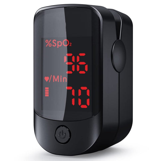 Pulse Oximeter Oxygen Monitor Finger Adults - Front view