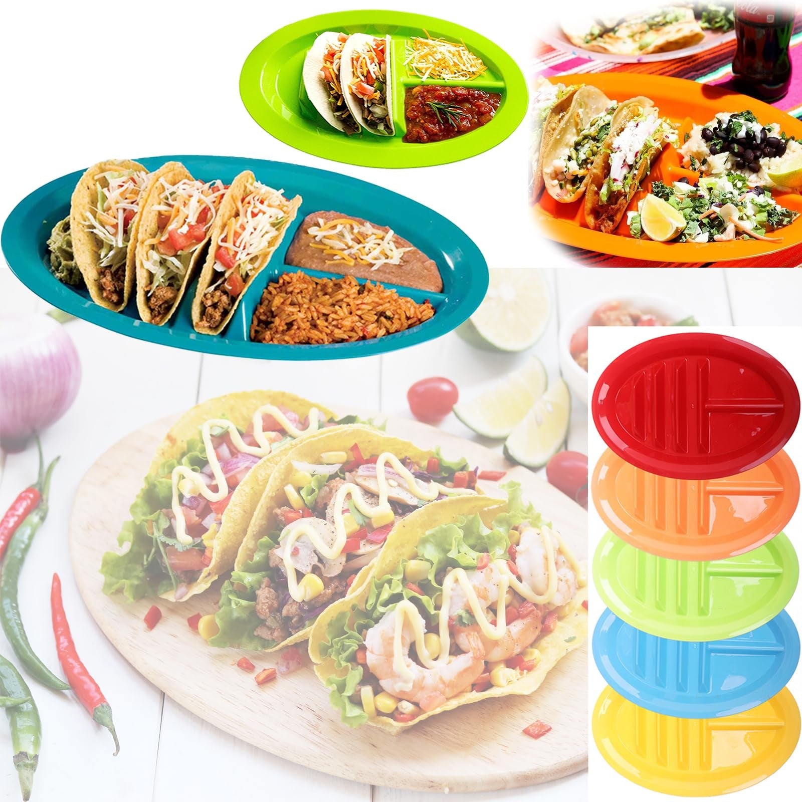 9PCS Taco Holder Side Dish - Image 6
