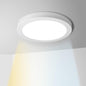 Round LED Ceiling Light Panel Down - Front view