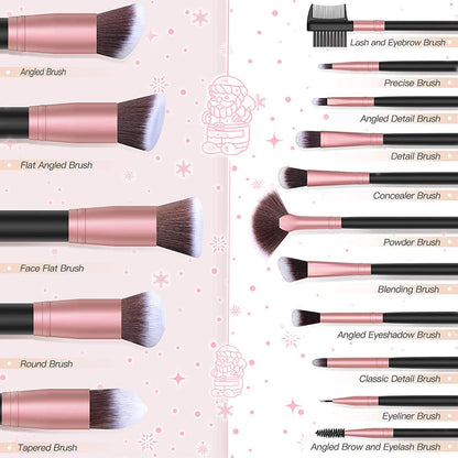 16PCS Makeup Brushes Set Eye - Image 3