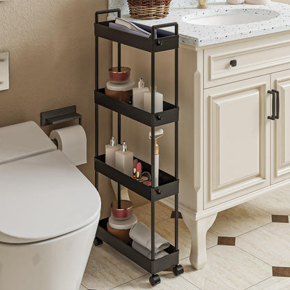3/4 Tier Storage Trolley Cart - Image 5