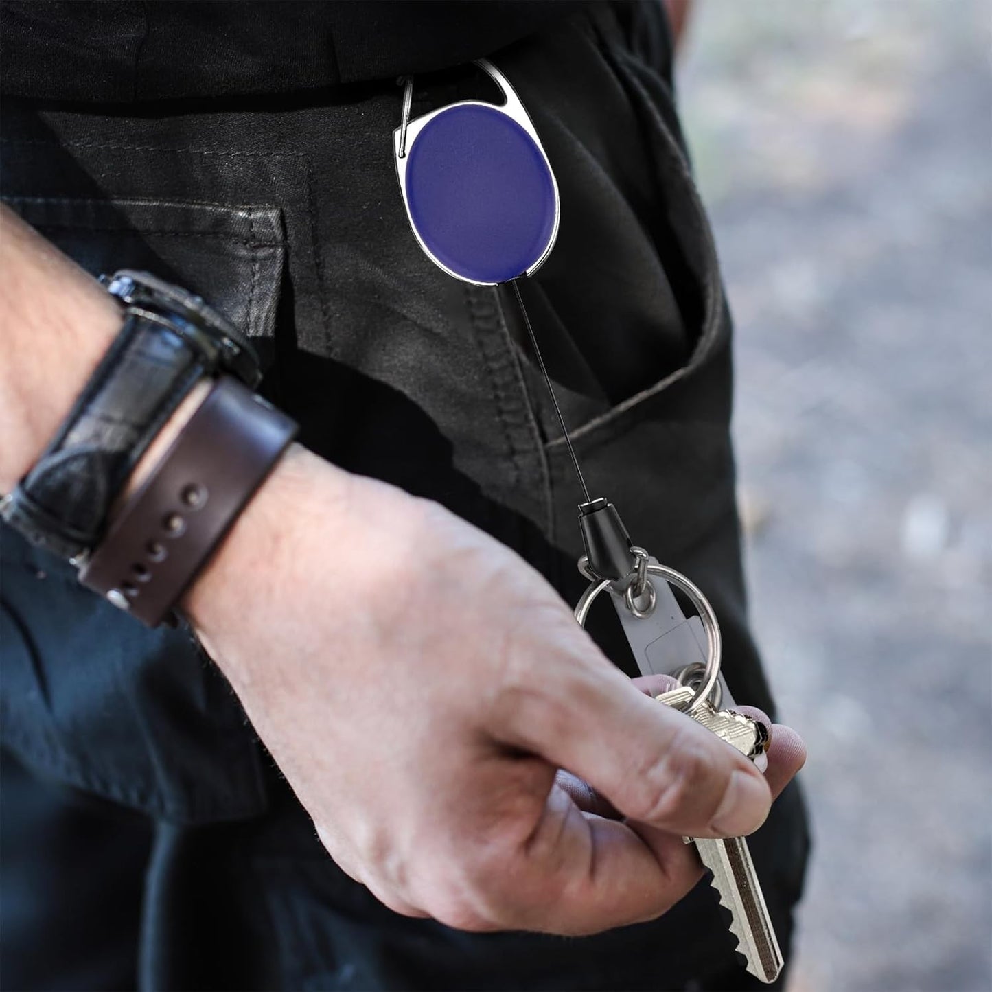 3PCS Retractable Badge Reel Extendable - Image 5