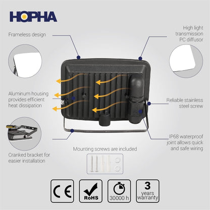 LED Floodlight 30W Waterproof Daylight - Image 5