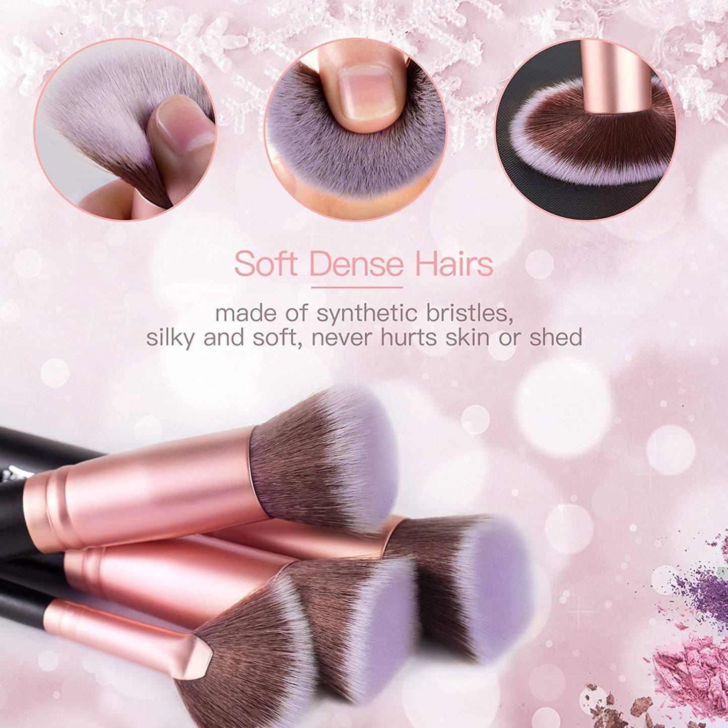 16PCS Makeup Brushes Set Eye - Image 5