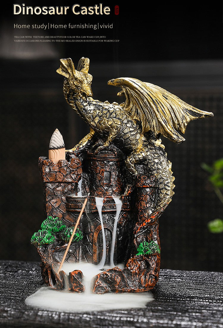 Dragon Backflow Incense Burner 60Cones - Image 3