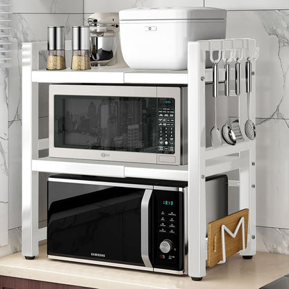 3 Tier Expandable Rack Stand Microwave - Detail view