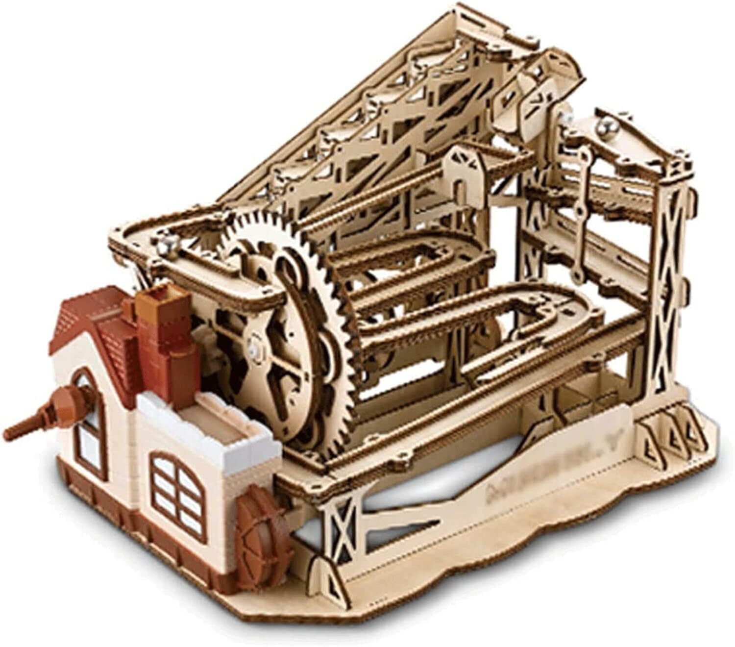 Puzzle 3D Develop Intelligence Wooden Track - Front view