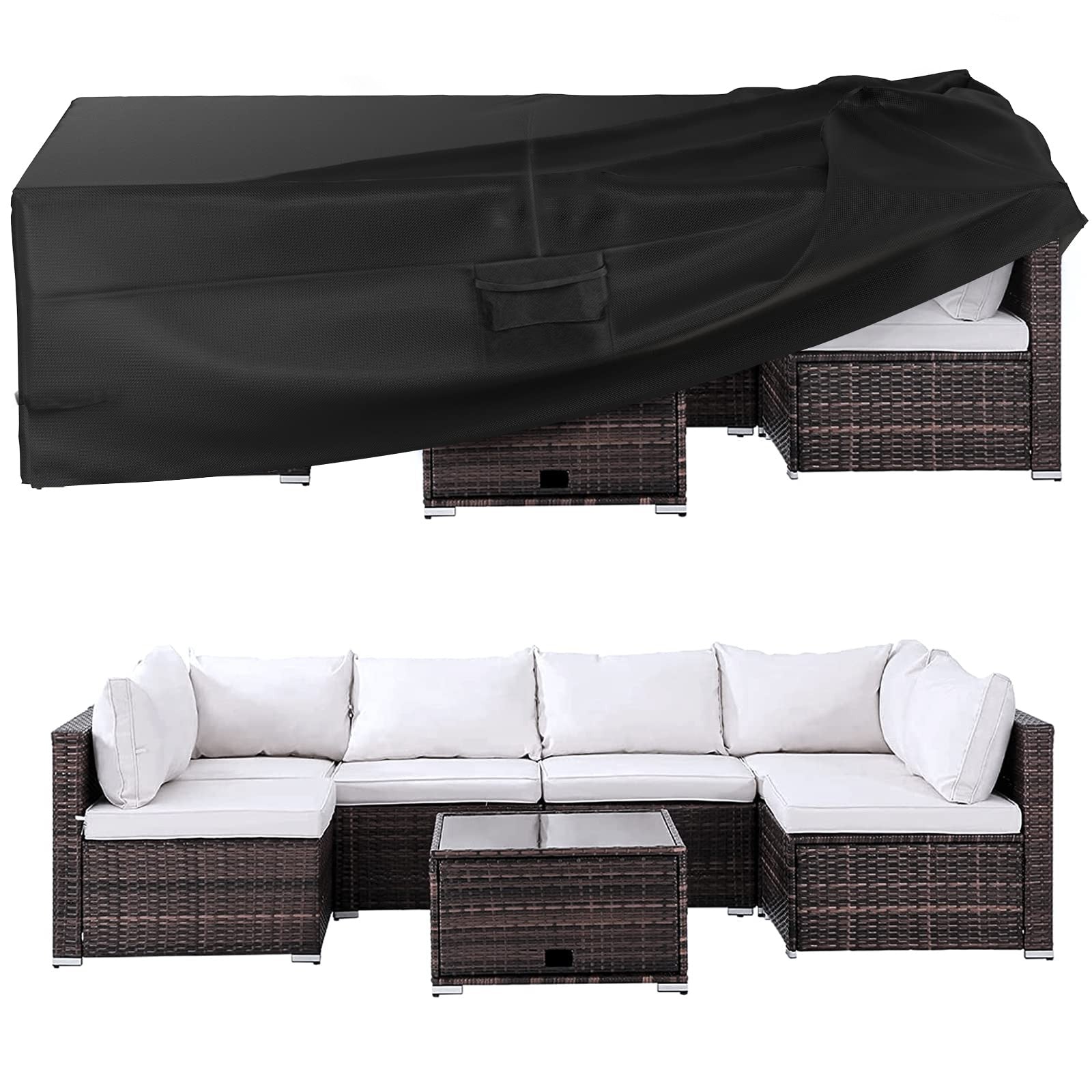 Heavy Duty Garden Patio Furniture Cover - Front view