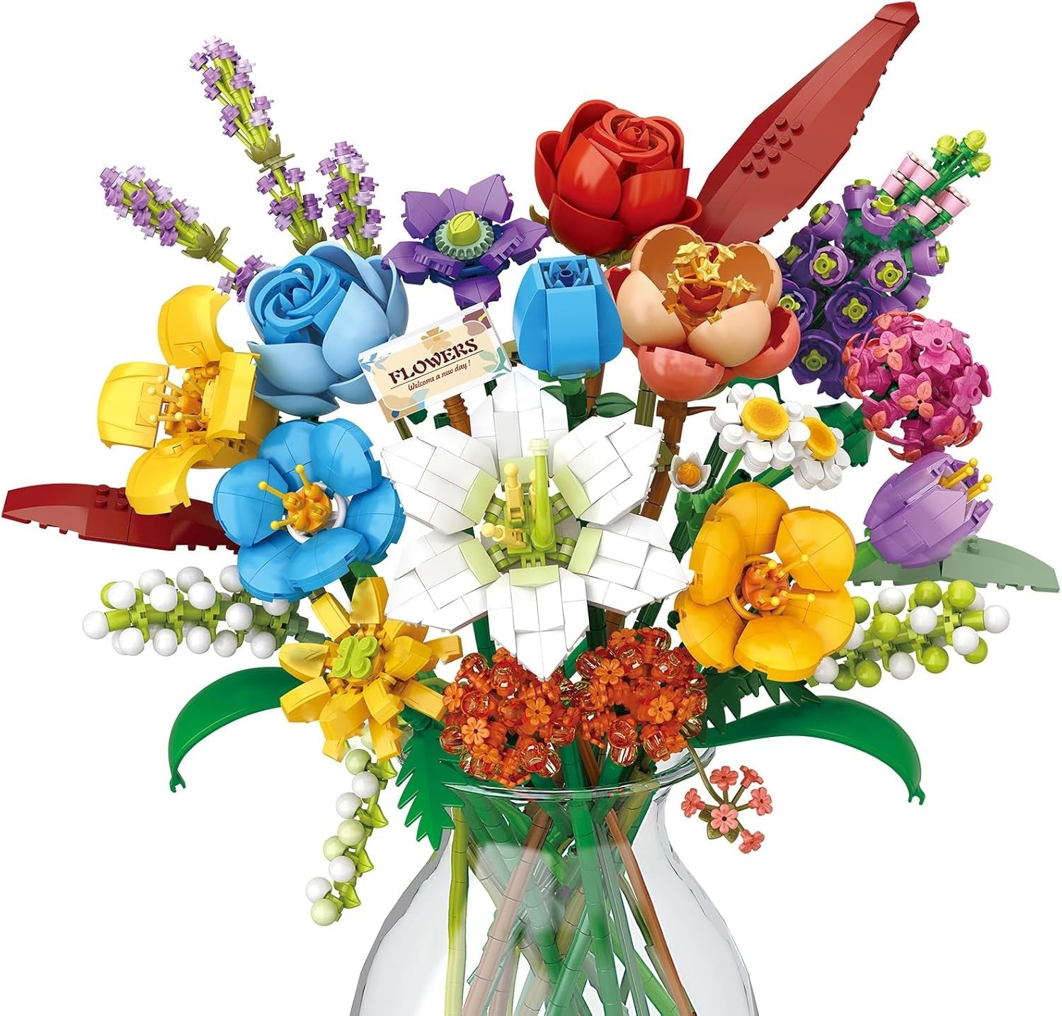 Artificial Flower Bouquet Building Blocks - Image 3