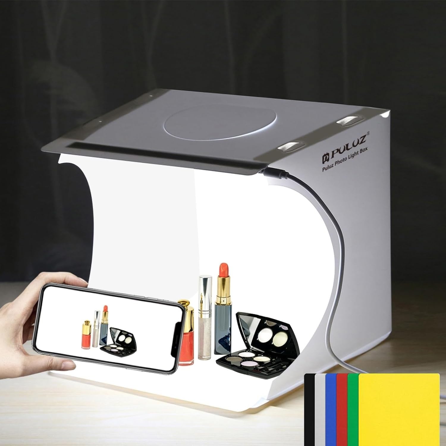 Mini Photo Studio Light box Portable - Front view
