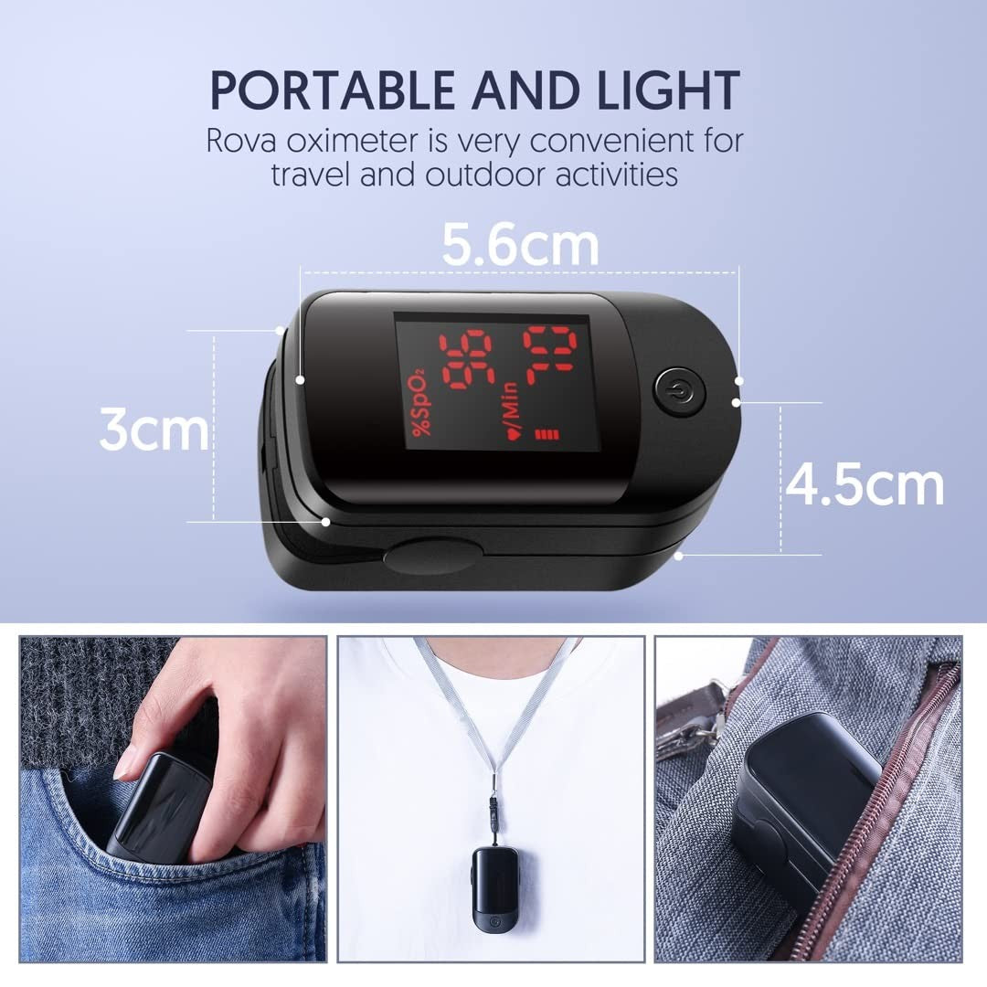 Finger Pulse Oximeter Portable Oxygen - Image 6