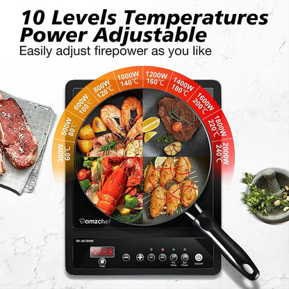 2000W Single Electric Induction Hob - Image 5