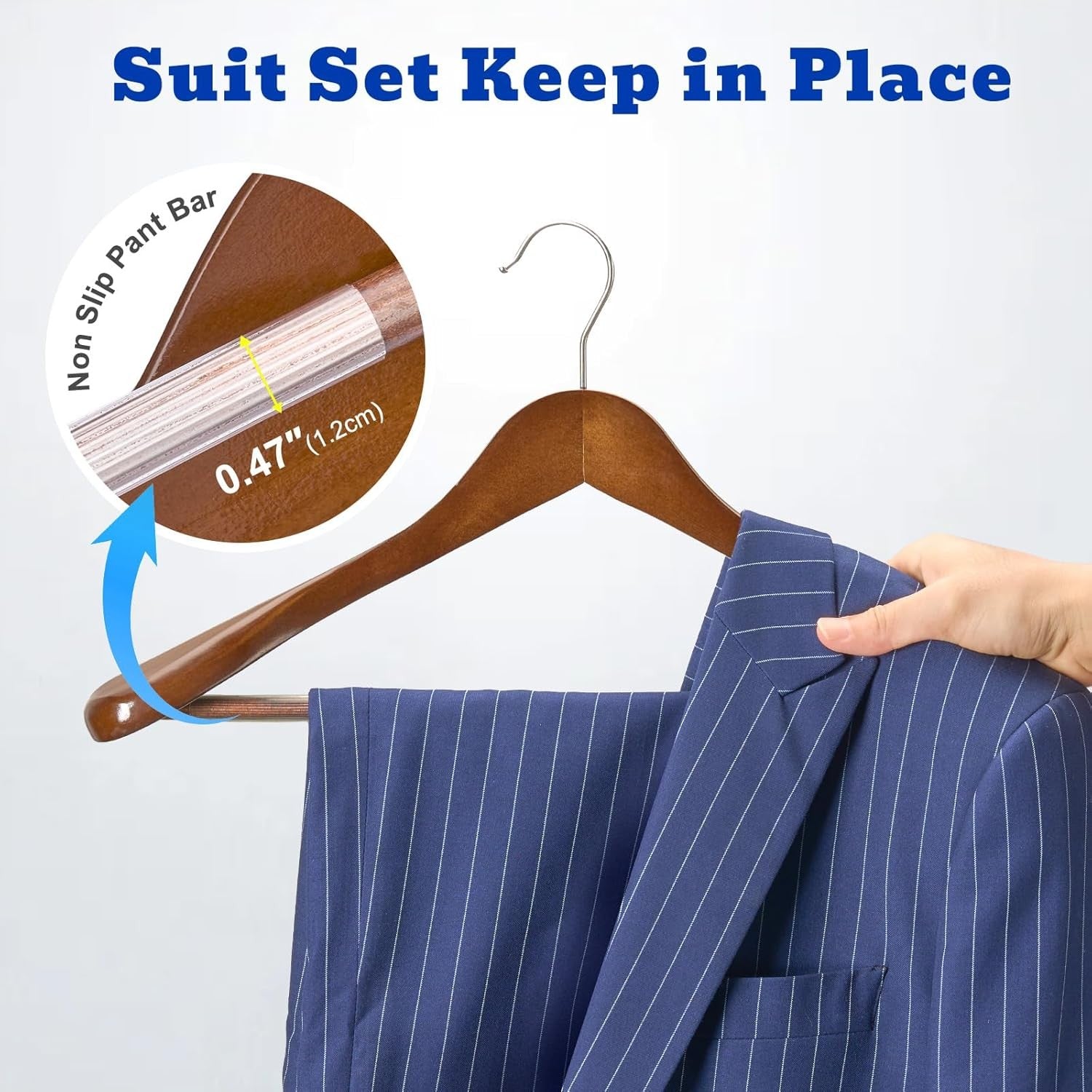 Wooden Suit Coat Hangers Adult - Image 5