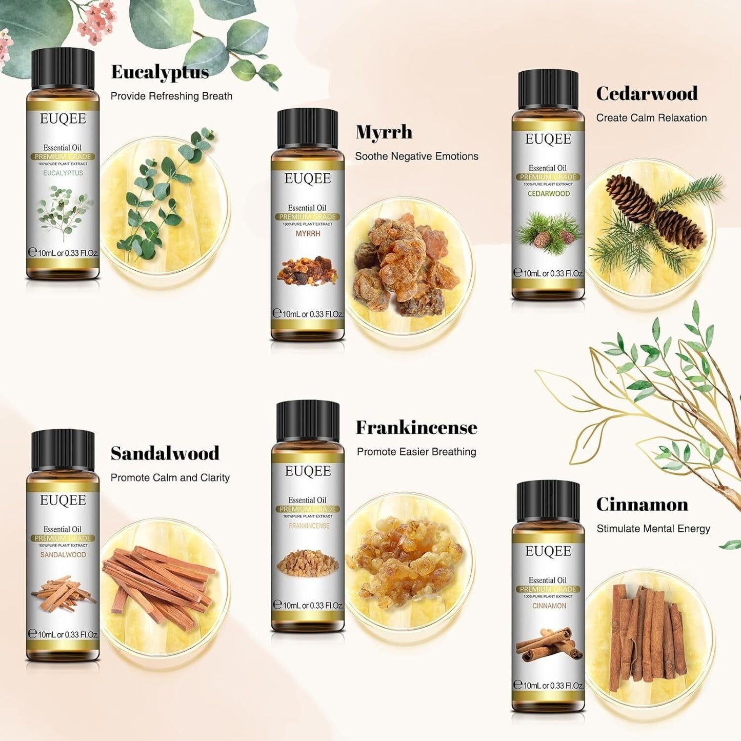 Essential Oils Set 6*10ML Aromatherapy - Image 5