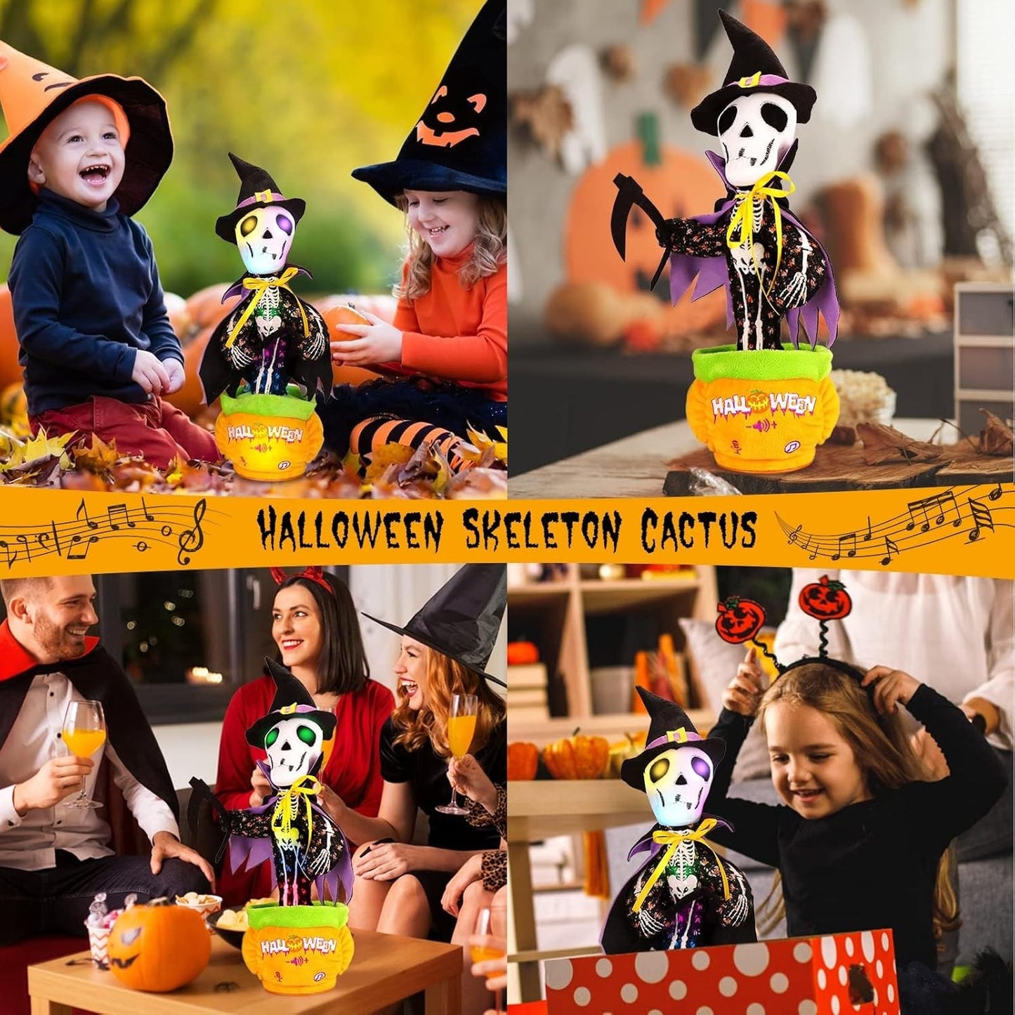 Skeleton Dancing Cactus Mimicking Toy - Image 6