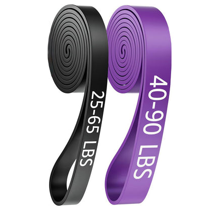 2PCS Resistance Bands Exercise Sports Loop Fitness Home Gym Yoga Latex Belt UK