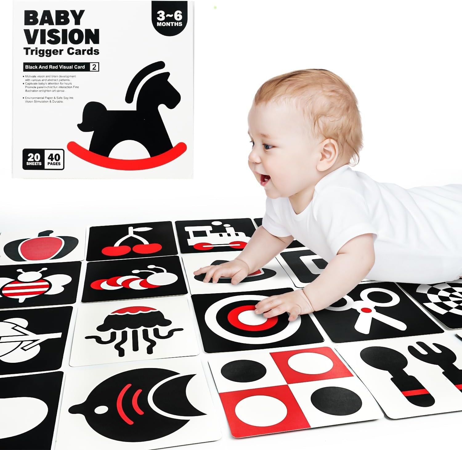 Newborn Essential 3-6 Months Baby Sensory - Front view