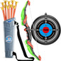 Kids Bow and Arrow Toy Set with LED Lights and Suction Cup Arrows Ages 3-12