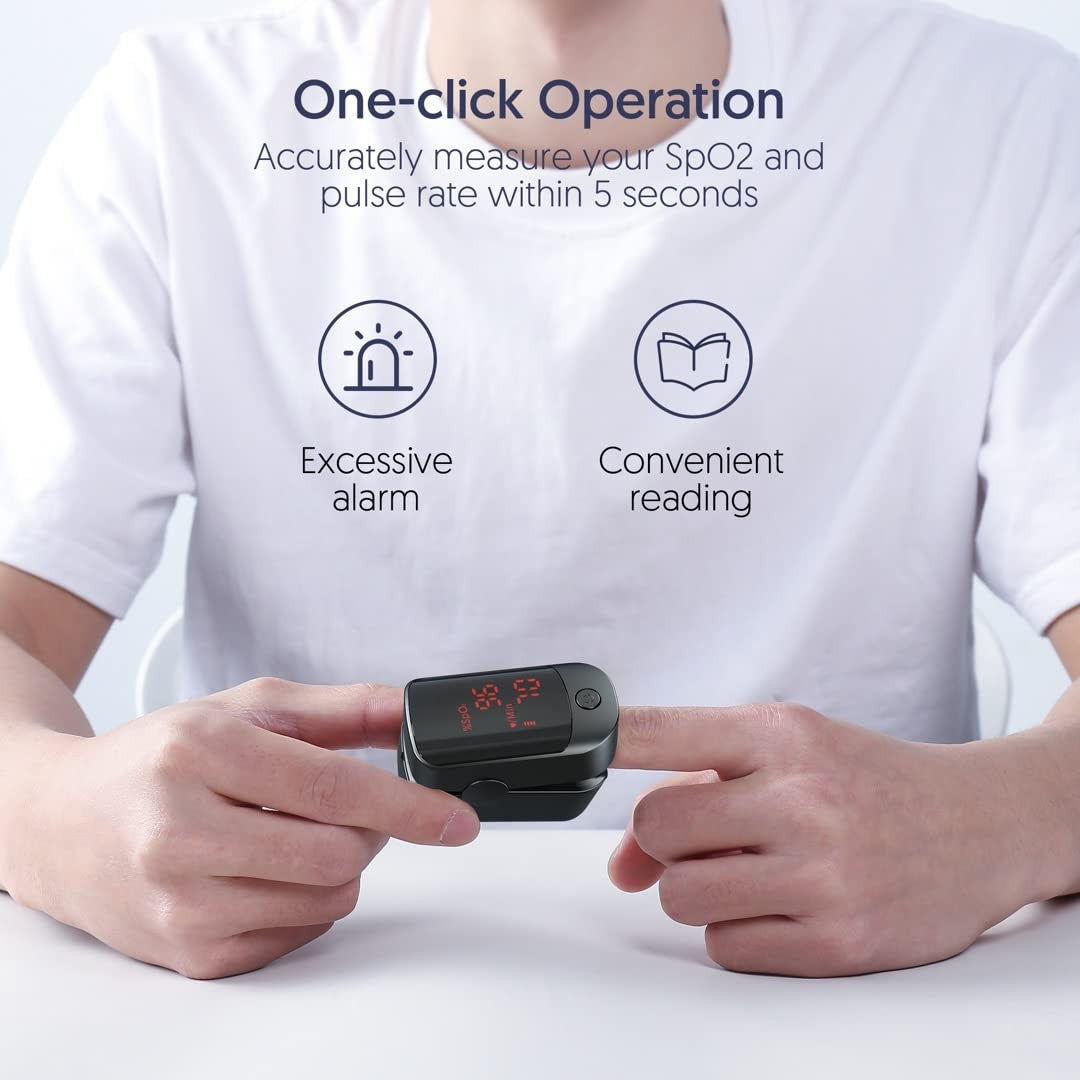 Finger Pulse Oximeter Portable Oxygen - Image 4