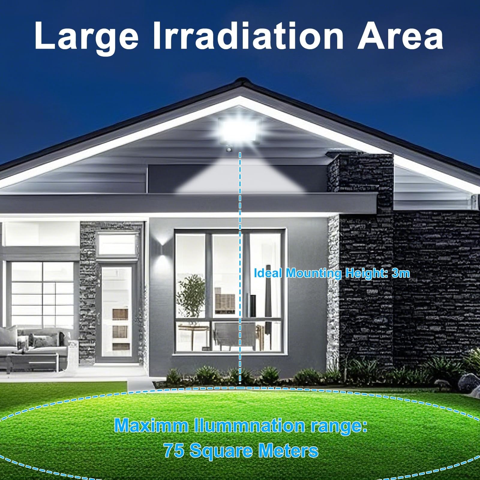 LED Floodlight Sensor Motion Spot - Image 6