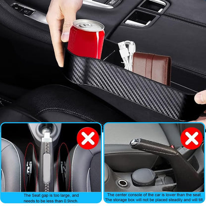 2PCS Car Seat Gap Filler Organizer - Detail view