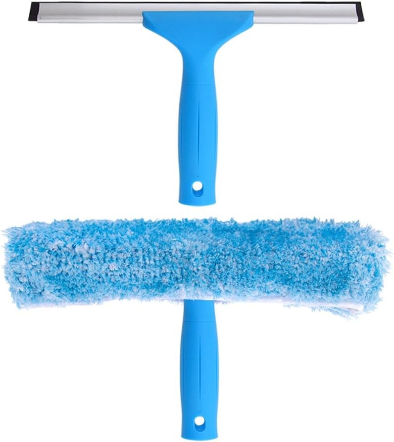 Window Squeegee Scrubber Glass Cleaning Tool - Front view
