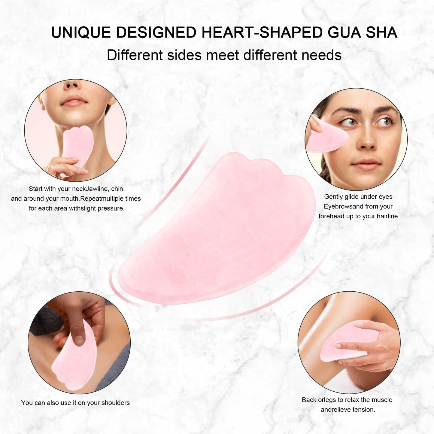 Gua Sha Facial Tools Jade - Image 6