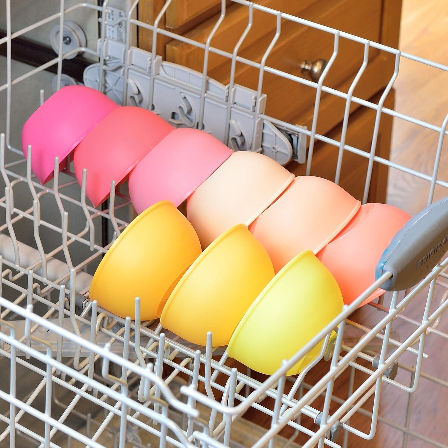 9 x 10oz Plastic Dinner Set Bowls Reusable Pasta Snack Dishes Dinnerware Kids