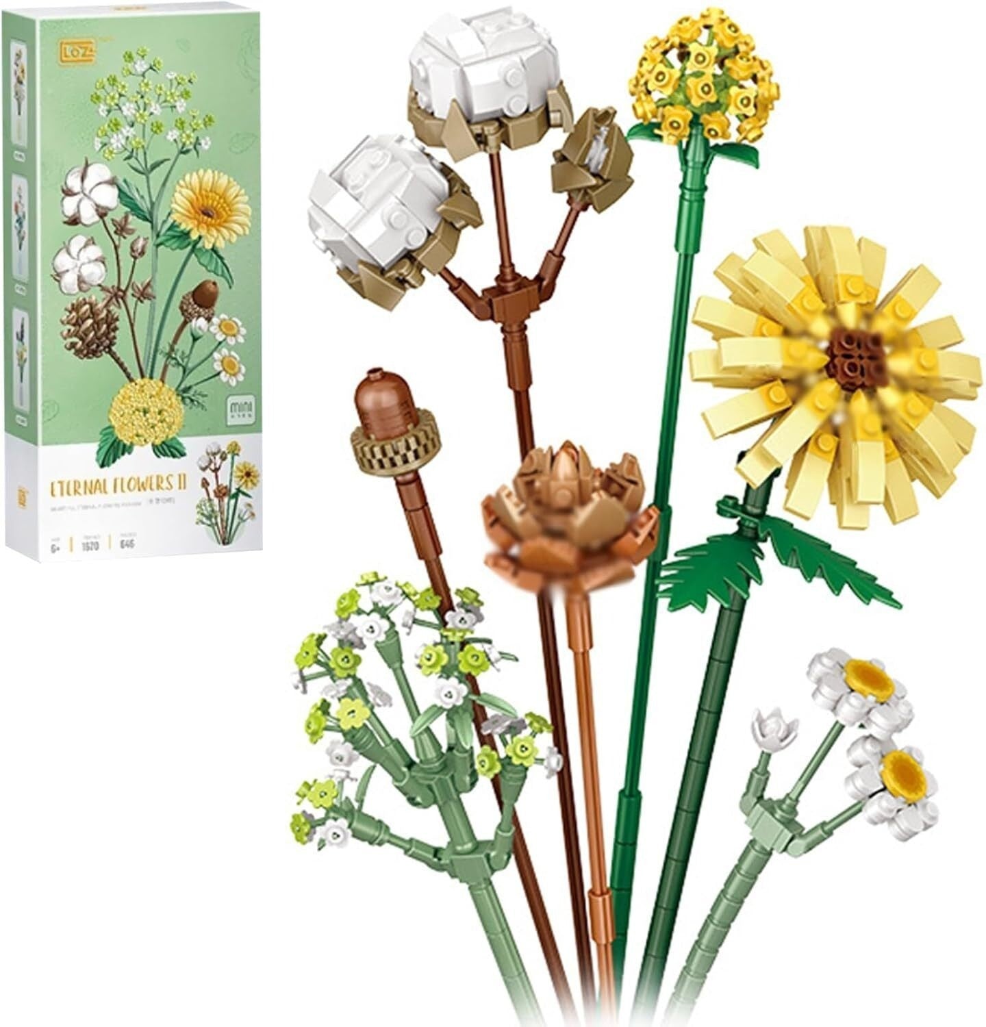 Artificial Flower Bouquet Building Blocks - Image 11