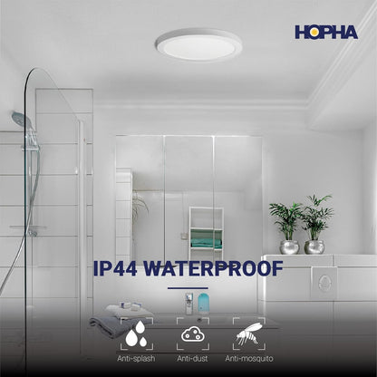 Round LED Ceiling Light Panel Down - Detail view