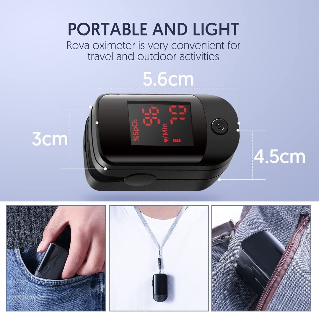 Pulse Oximeter Oxygen Monitor Finger - Image 5