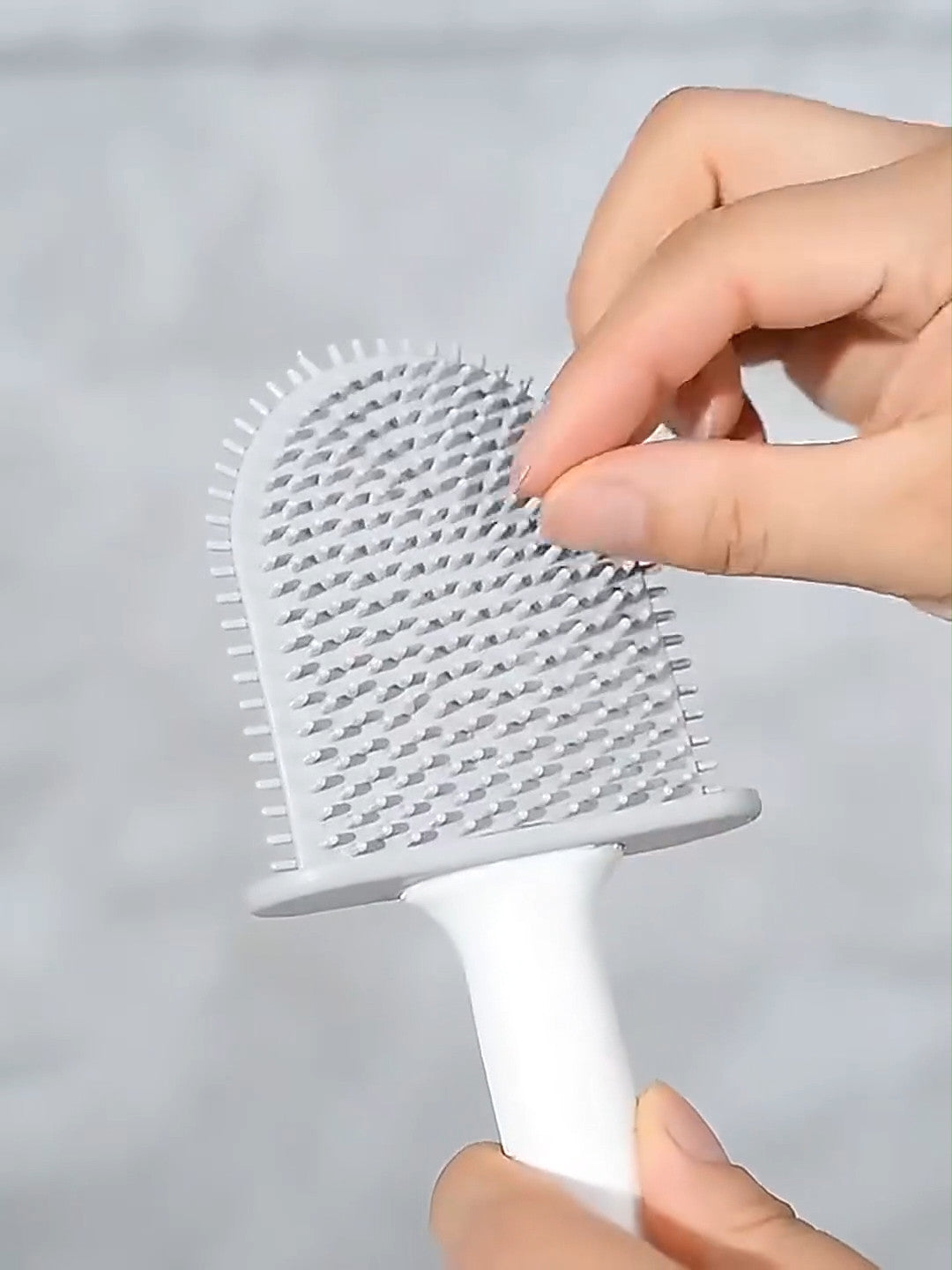 2IN1 Silicone Toilet Brush Holder Set - Detail view