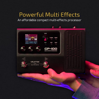 Valeton Guitar Pedal Multi-Effects Processor Bass - Detail view