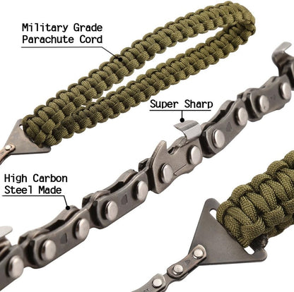 Hand Chainsaw Paracord Handle Folding - Image 4