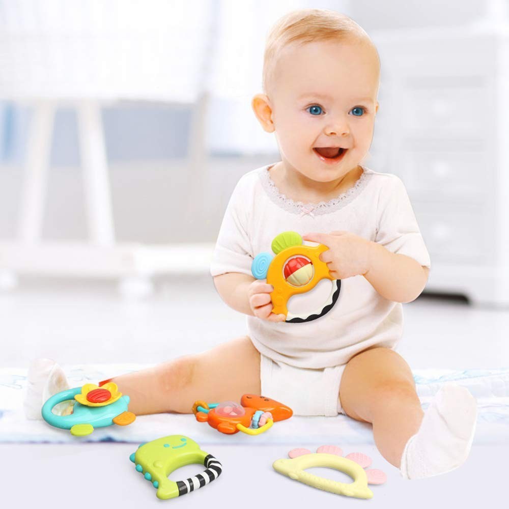 Baby Rattles Teethers Toys 3 - Image 5