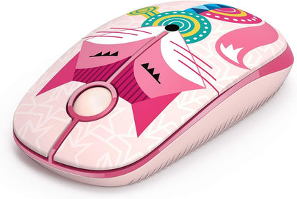 Wireless Mouse Pink Silent Computer Ergonomic - Detail view