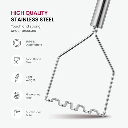 10 x Stainless Steel Kitchen Utensil Set Nonstick Heat Resistant Cooking Gadgets