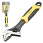 8" Adjustable Wrench Heavy Duty Carbon - Front view