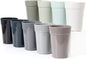 9 x 350ml Reusable Plastic Cups Small Drinking Tumblers Set Kids Kitchen Picnics