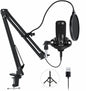 USB Condenser Microphone with Boom Arm - Front view