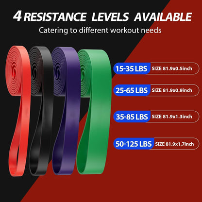 2PCS Resistance Bands Exercise Sports Loop Fitness Home Gym Yoga Latex Belt UK