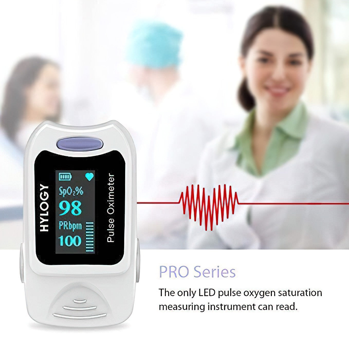 Fingertip Pulse Oximeter Blood Oxygen - Image 4