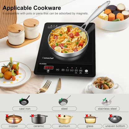 2000W Single Electric Induction Hob - Image 6