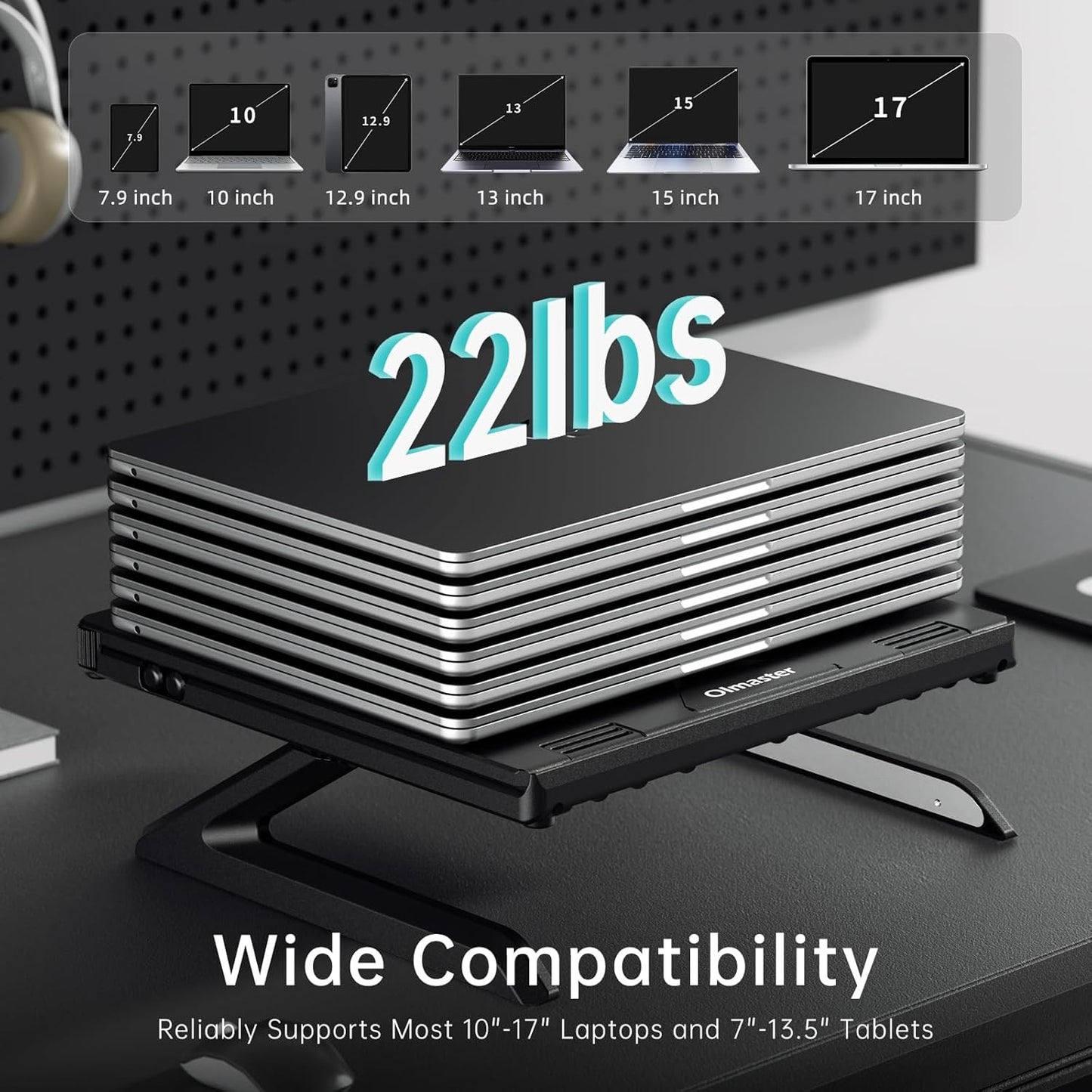 Laptop Stand with Phone Holder - Image 4