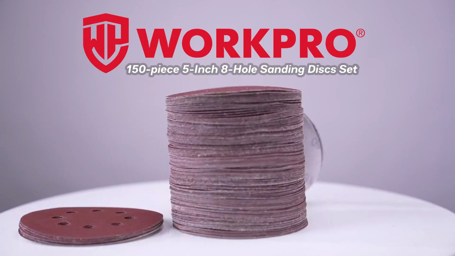 150PCS Mixed 125mm Sanding Discs Sandpaper - Detail view