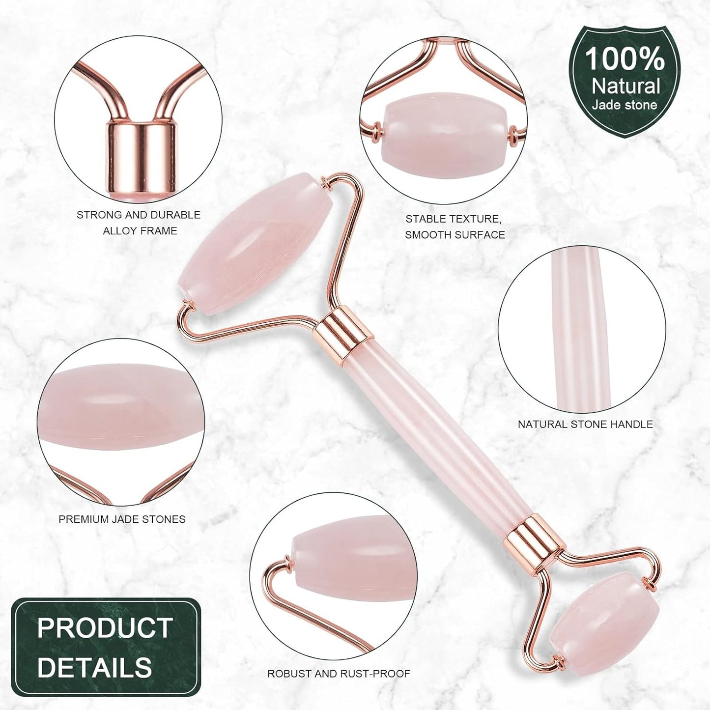 Gua Sha Facial Tools Jade - Image 3