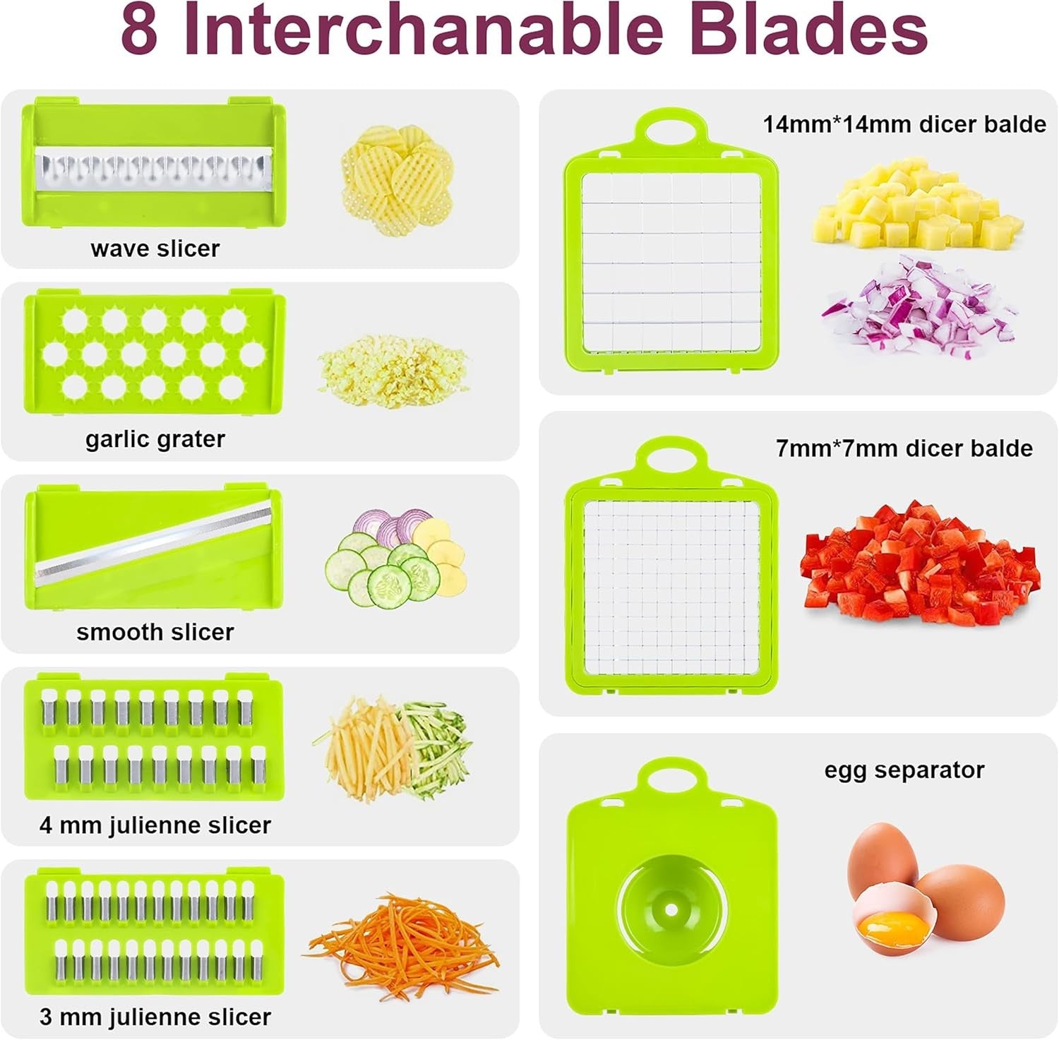 Vegetable Chopper Food Dicer Cutter - Image 3